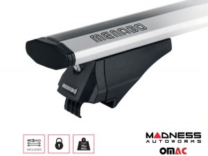 Alfa Romeo Stelvio Roof Rack Cross Bars - for models w/ factory roof rails - Silver (2018 - 2025)